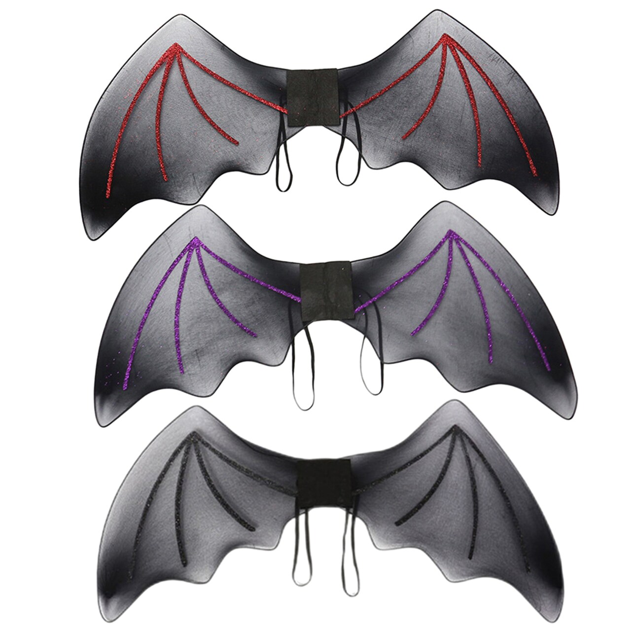 Black Wings Bat Devil Cosplay Wings Halloween Costume Wings Masquerade Dress-Up Party Props Bat Wings Demon Cosplay